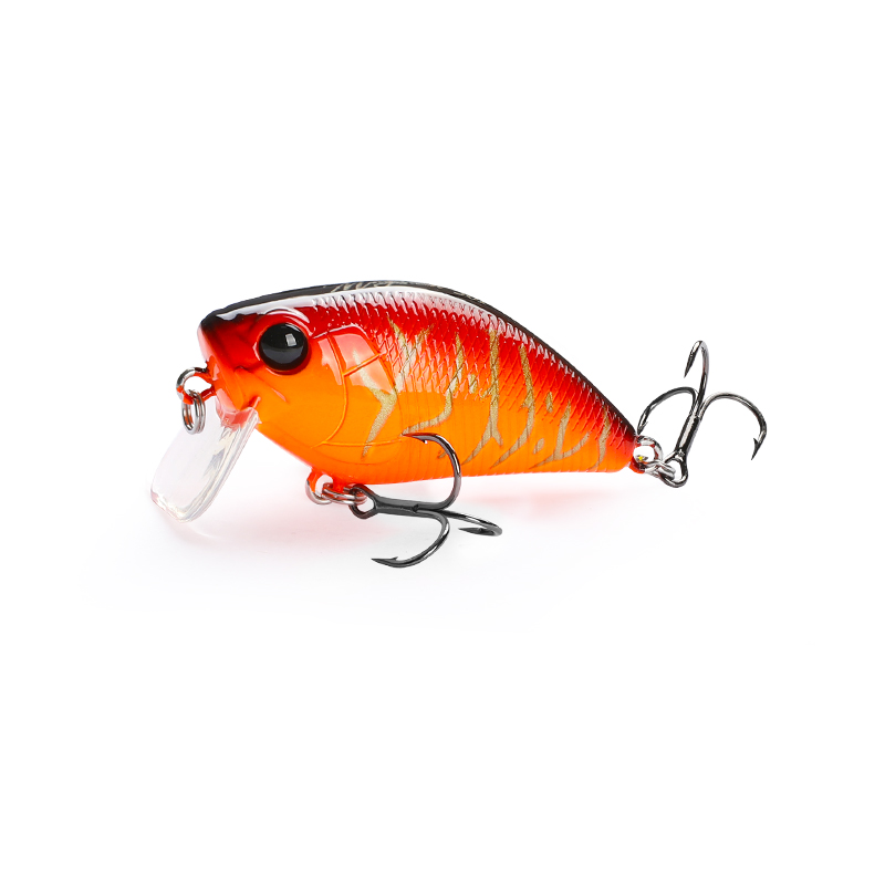 DW116 浅层浮水摇滚小胖子50F远投路亚饵50mm8.5g CRANK