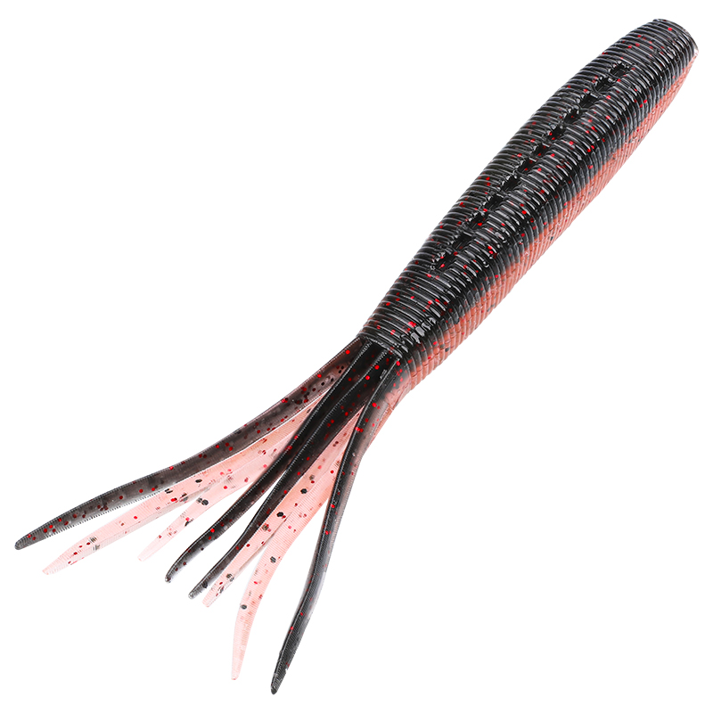 高比重无铅钓组摇尾虫115mm/8.3g（6只装） Soft Bait
